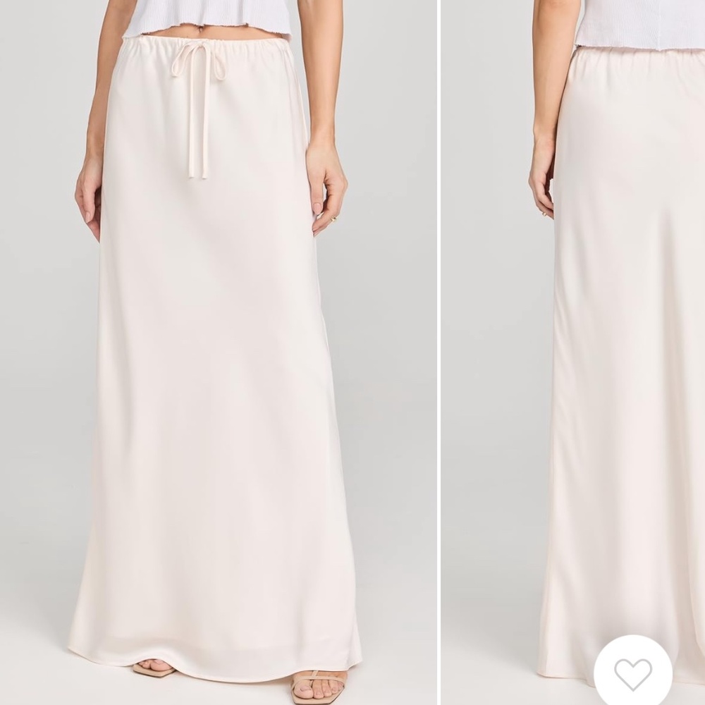 WAYF Drawstring Maxi Skirt XL